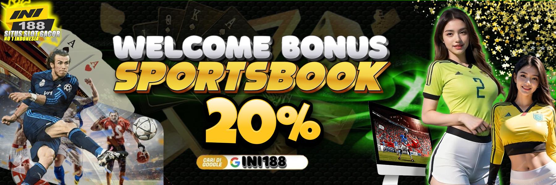 WELCOME SPORTSBOOK 20%